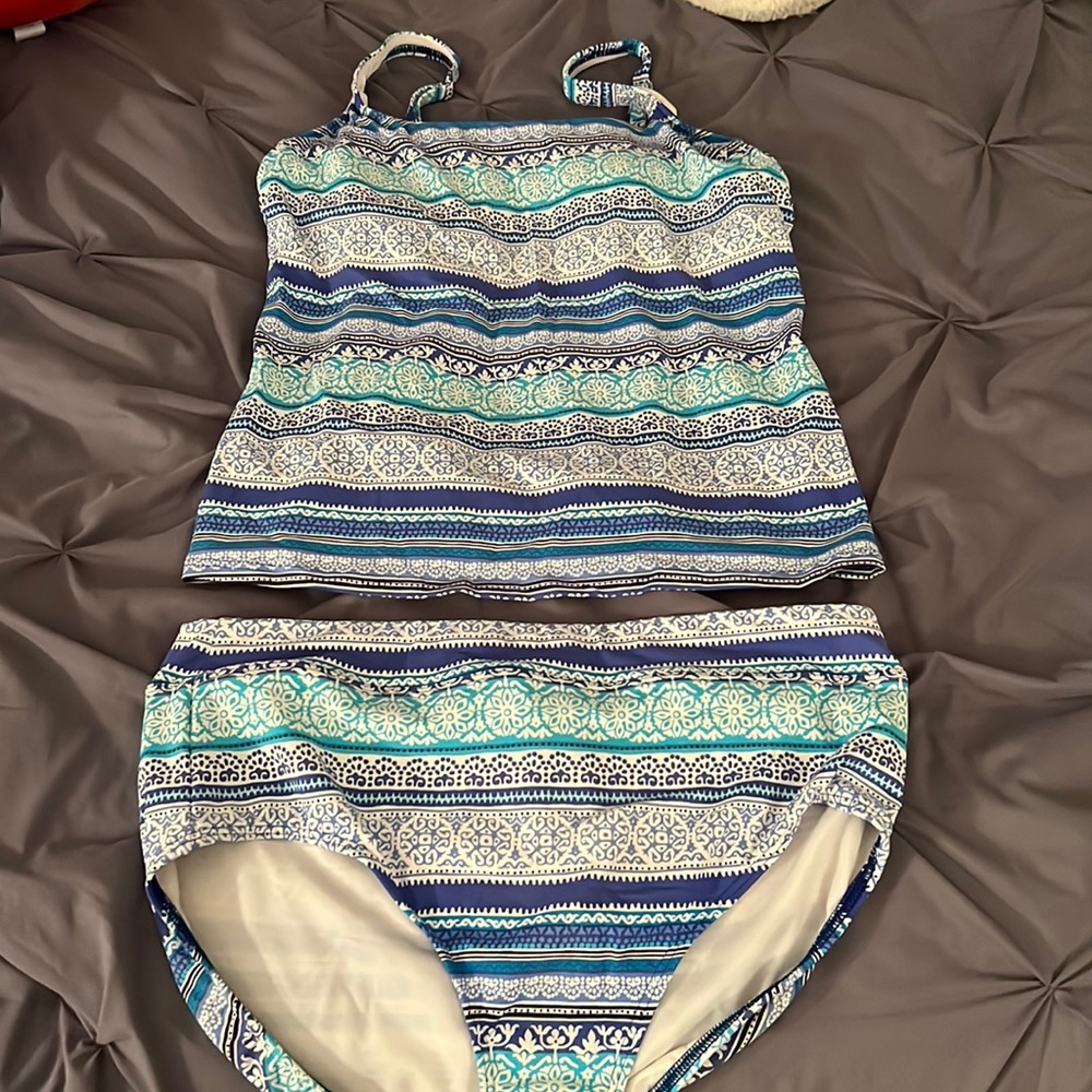 Blue Shades Tankini